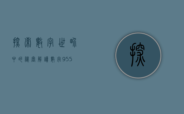 探索数字世界中的秘密，解读数字95559的奥秘