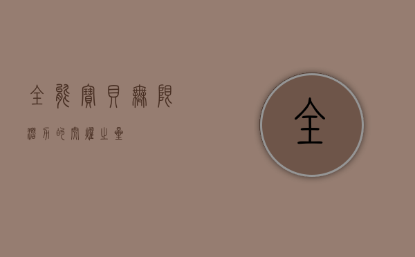 全能宝贝，无限潜力的闪耀之星