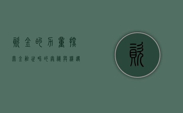 资金的力量，探索金融世界的奥秘与机遇