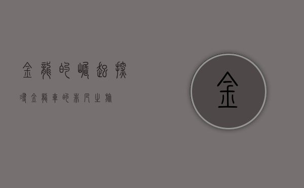 金龙的崛起，探寻金龙车的非凡之旅