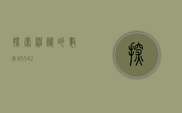探索神秘的数字95542