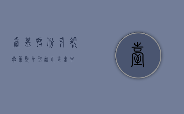 台基股份，引领行业变革，塑造企业未来