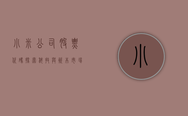 小米公司股票代码，探索科技与资本市场的融合之旅