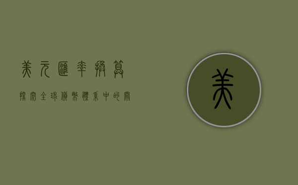 美元汇率换算，探究全球货币体系中的关键因素