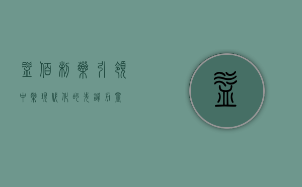 益佰制药,引领中药现代化的先锋力量