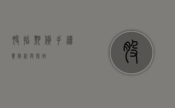 股指期货手续费，解析与探讨