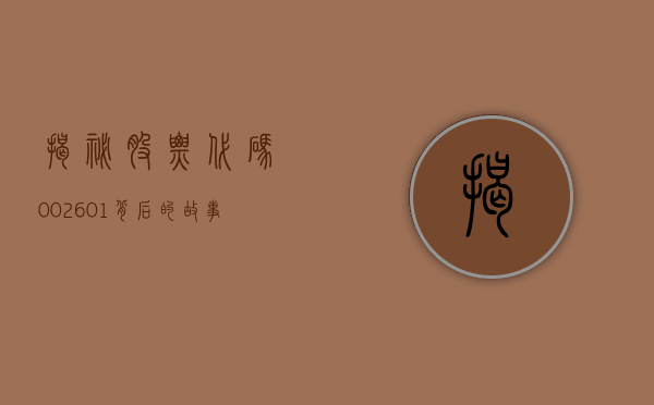 揭秘股票代码,002601背后的故事