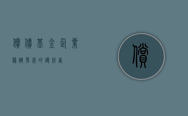 偿债基金，企业稳健发展的护航者