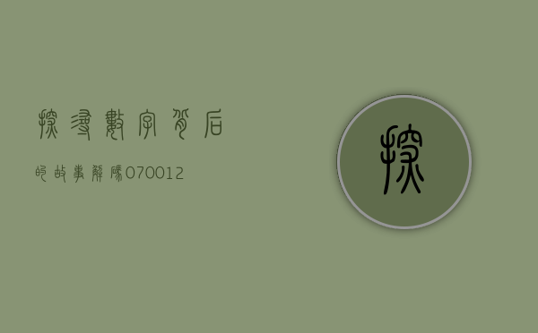 探寻数字背后的故事，解码070013的神秘面纱