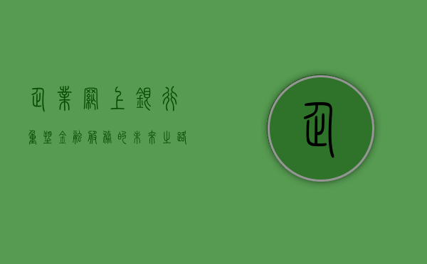 企业网上银行，重塑金融服务的未来之路