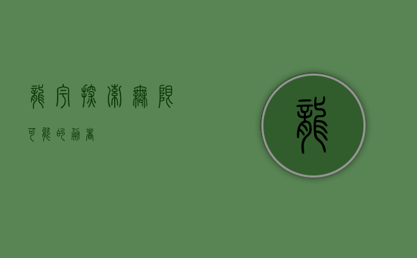龙宇,探索无限可能的勇者