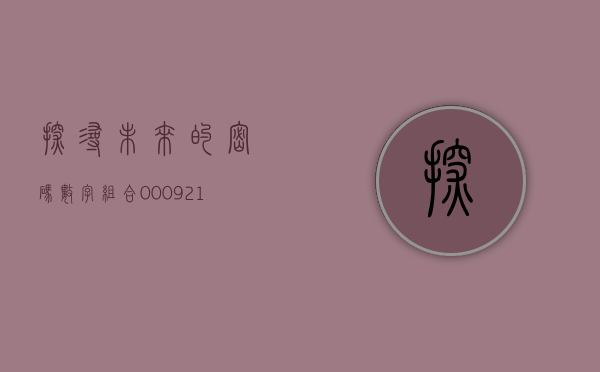 探寻未来的密码，数字组合000921背后的故事
