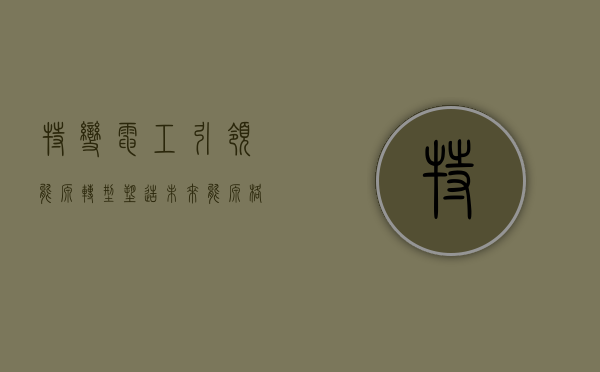 特变电工，引领能源转型，塑造未来能源格局