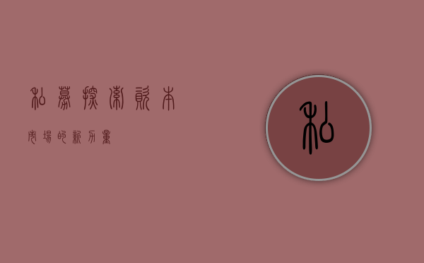 私募，探索资本市场的新力量