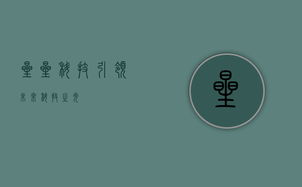 星星科技，引领未来科技之光