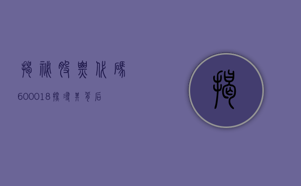 揭秘股票代码600018，探寻其背后的公司与行业影响力