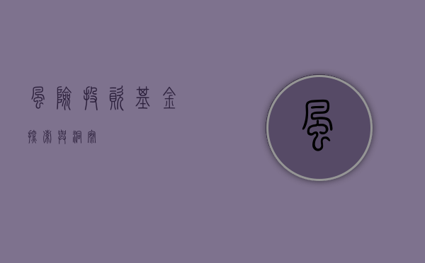 风险投资基金，探索与洞察
