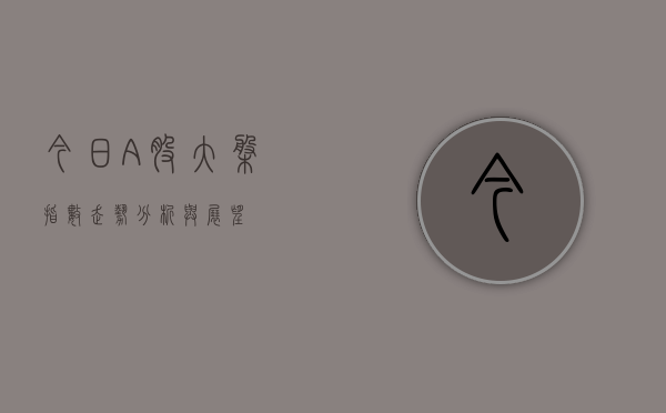 今日A股大盘指数走势分析与展望