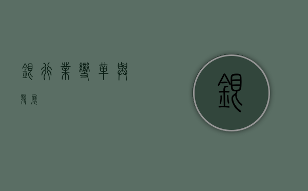 银行业，变革与发展