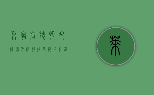 莱宝高科股吧，探索前沿科技，共筑未来梦想