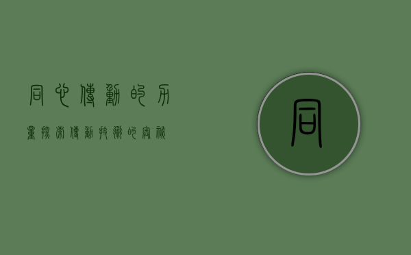 同心传动的力量,探索传动技术的奥秘