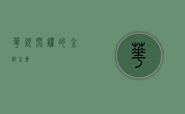 华银，闪耀的金融之星