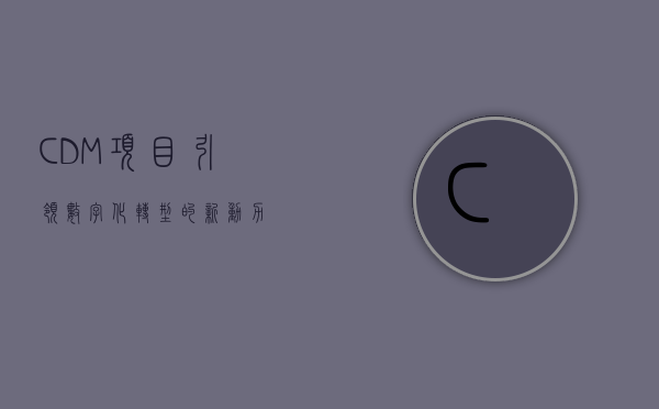 CDM项目，引领数字化转型的新动力
