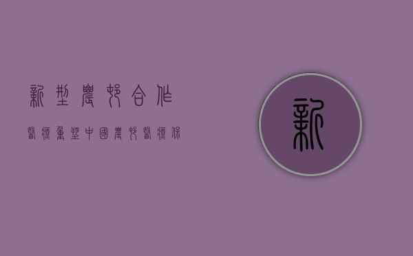新型农村合作医疗，重塑中国农村医疗保障体系