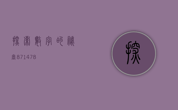 探索数字的秘密，871478