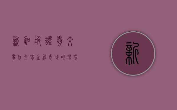 新加坡证券交易所，全球金融市场的璀璨明珠