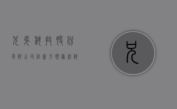 兄弟科技股份有限公司，创新引领，铸就科技辉煌