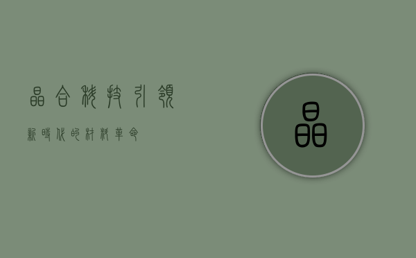晶合科技，引领新时代的材料革命