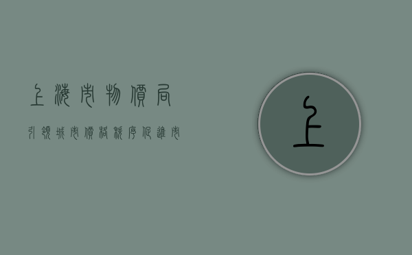 上海市物价局，引领城市价格秩序，促进市场繁荣发展
