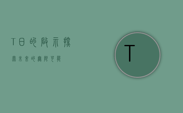 T日的启示，探索未来的无限可能