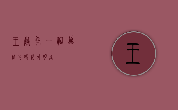 王尔康，一个卓越的时代引领者