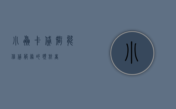 小赢卡贷，智能信贷服务的领航者