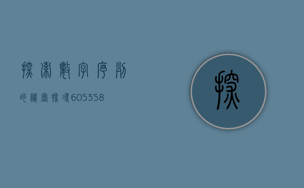 探索数字序列的秘密，探寻605358背后的故事