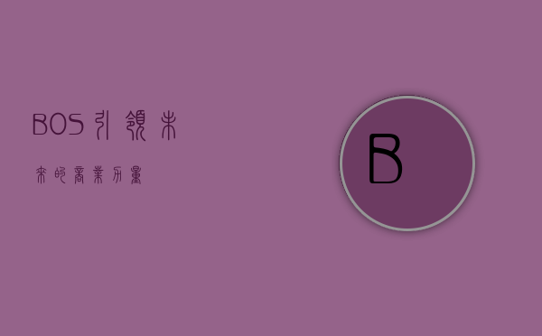 BOS，引领未来的商业力量