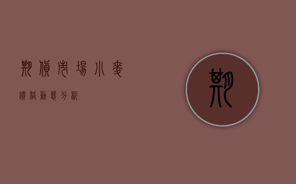 期货市场小麦价格动态分析