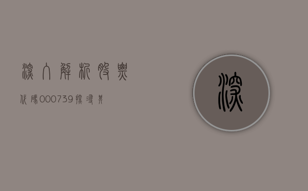 深入解析股票代码，000739—探寻其背后的公司与行业前景