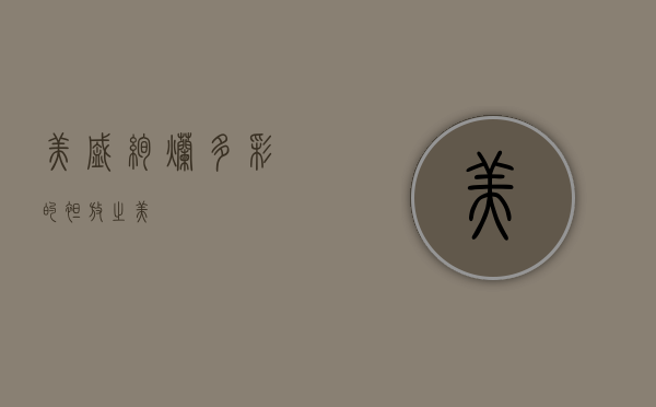 美盛，绚烂多彩的绽放之美