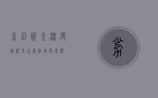劣后资金，深度解析其含义、作用与影响
