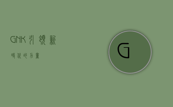 GNK，引领新时代的力量