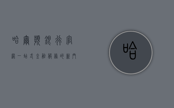 哈尔滨银行官网，一站式金融服务的新门户
