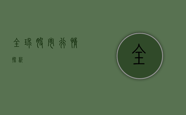 全球股市行情探析