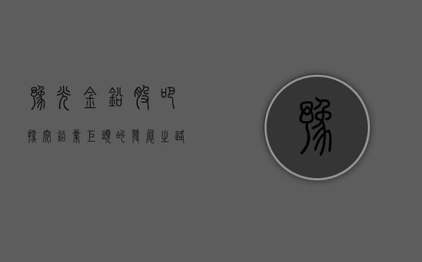 豫光金铅股吧，探究铅业巨头的发展之路