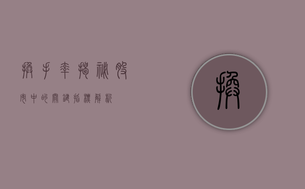 换手率揭秘，股市中的关键指标解析