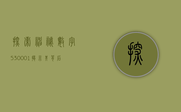 探索神秘数字530001—揭示其背后的故事与意义