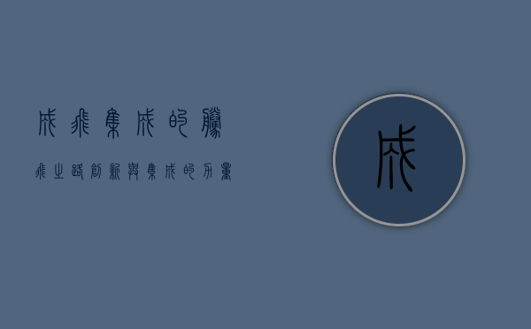 成飞集成的腾飞之路，创新与集成的力量