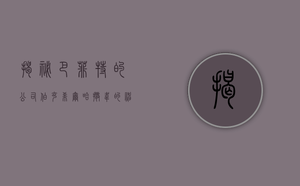揭秘巴菲特的公司，伯克希尔·哈撒韦的神秘面纱